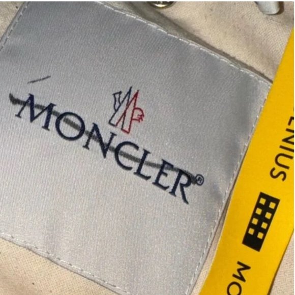 MONCLER Genius Sandy White Down Jacket - Picture 4 of 6